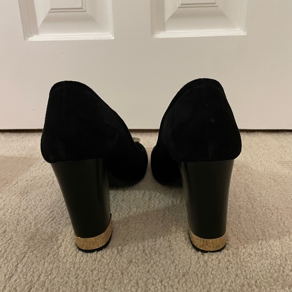 Tory Burch Women’s Maddie Pump Kid Suede Size 9 Black - Picture 6 of 10